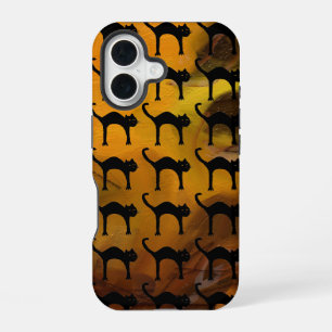 pet cats pattern iPhone 16 case