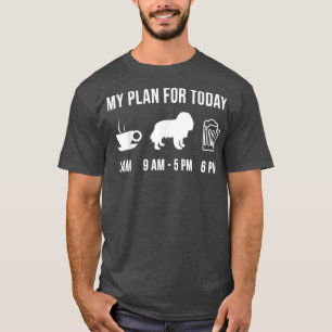 Pet Cavalier King Charles Spaniel Dog Puppy Plan F T-Shirt