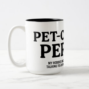 Pet Centric Person Two-Tone Coffee Mug