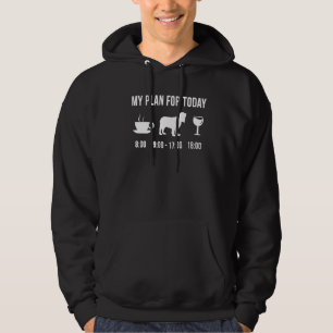 Pet Cocker Spaniel Dog Puppy My Plan For Today Hoodie