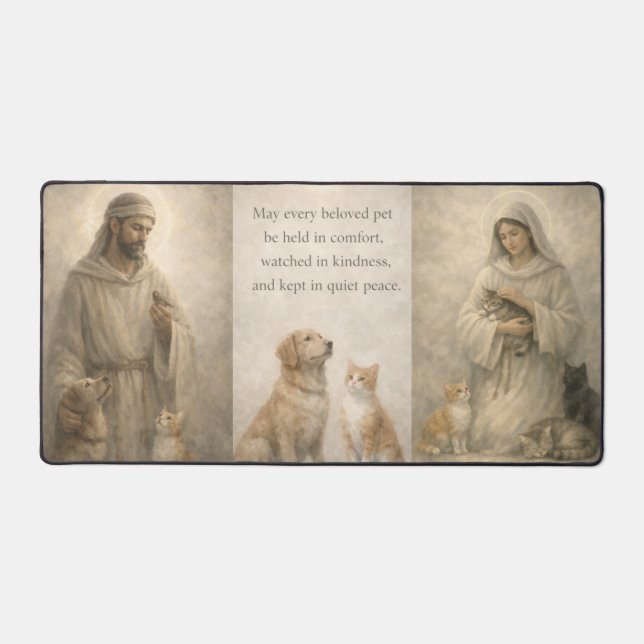 Pet Comfort Desk Mat (Front)