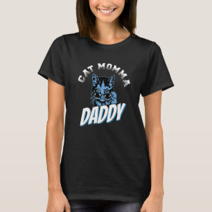 Pet Couples Cat In Sunglasses Mama Cat Momma Dadd T-Shirt