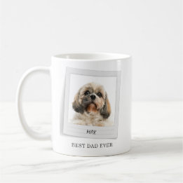 Pet Dad Birthday Frame Personalised Dog Photo Coffee Mug