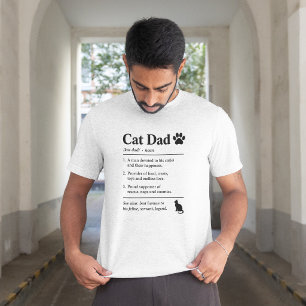 Pet Dad Cat Quote T-Shirt