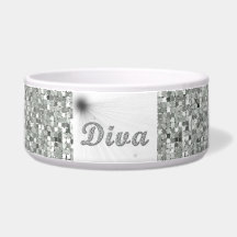 Pet DIVA Dog or Cat bowl Dish