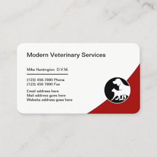Pet Doctor Veterinary Services Business Card