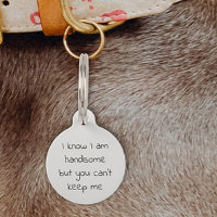 Pet Dog Cat Funny Humour Customise ID Lost