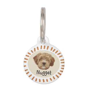 Pet Dog Cat Funny Photo Name Customise Pet ID Tag