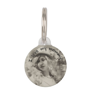 Pet Dog Cat ID Lost Mum Dad Photo Tag