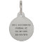 Pet Dog Cat Monogram Tag Customise Name Date