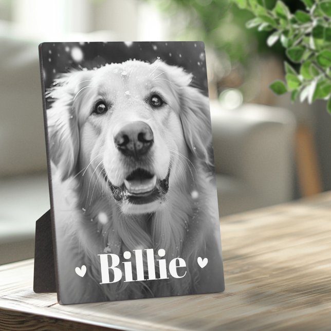 Pet dog cat name hearts plaque (Pet dog cat name hearts plaque)