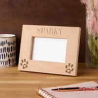 Pet Dog Cat Paws Love Custom Name