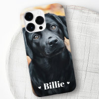 Pet dog cat photo name hearts