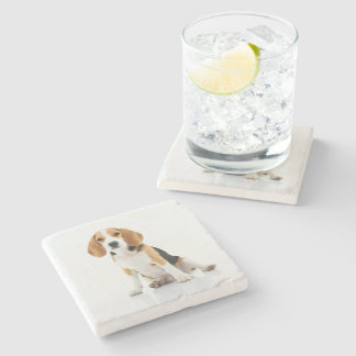 Pet Dog Lover Custom Photo Stone Coaster