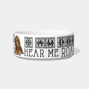 Pet DOG Medium Bowl "I am Dog Hear me Roar"