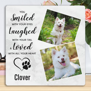Pet Dog Memorial Sympathy Pet Loss Keepsake Photo Plaque