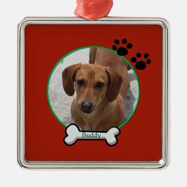Pet Dog Ornament (Front)