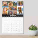 Pet Dog Photo Collage Calendar<br><div class="desc">Custom Pet Photo Collage Calendar. Celebrate your furry best friend with this personalised photo collage calendar made just for pet lovers. Each page—including the cover—features a clean, modern layout with space for a favourite photo, keeping the focus on your pet’s cutest moments. A soft gradient spans the bottom of the...</div>