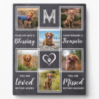 Pet Dog Photo Collage - Pet Loss Sympathy Memorial