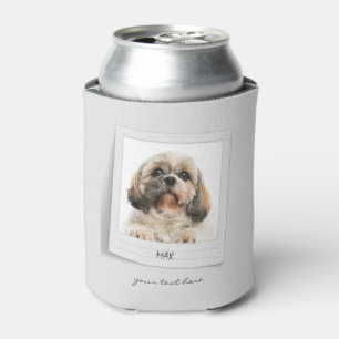 Pet Dog Photo Frame Personalised Dad Birthday Can Cooler