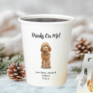 Pet Dog Wedding Paper Cups