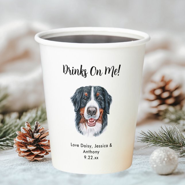 Pet Dog Wedding Paper Cups (Creator Uploaded)