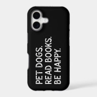 Pet Dogs Read Books Be Happy Funny Bookish Dog