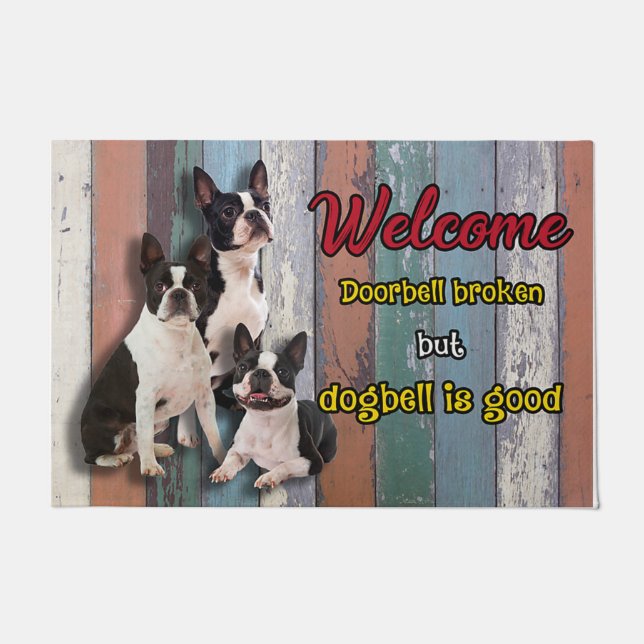 Pet Doormat - Dog Doormat - Funny Doormat (Front)