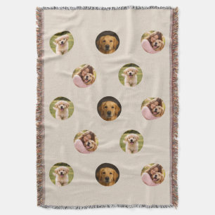 Pet Family Photo Mother's Day Blanket Beige