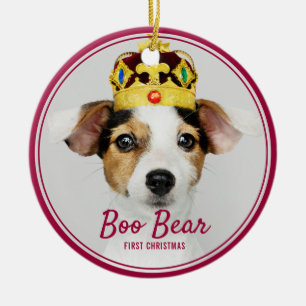 Pet First Christmas Remembrance Holiday Ceramic Ornament