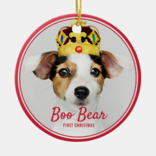 Pet First Christmas Remembrance Holiday Ceramic Ornament