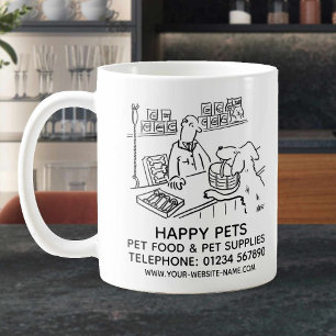 Pet Food & Pet Supplies Pet Shop Promotional Coffee Mug