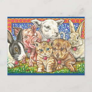 'Pet; Food.' Postcard