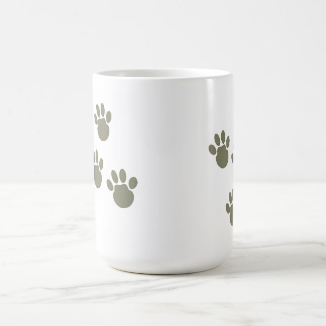 pet footprint coffee mug (Center)