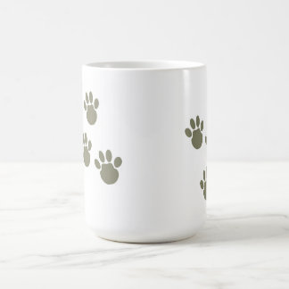 pet footprint coffee mug