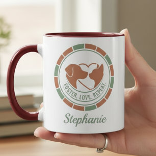 Pet Foster Parent Mug - Dog Cat Heart Design
