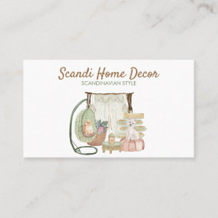 Pet Friendly Home Decor Stylist Business Card