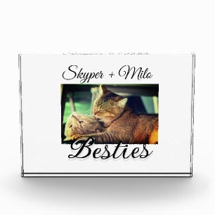 Pet friends besties add name pet photo animal love