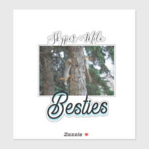 Pet friends besties add name pet photo animal love