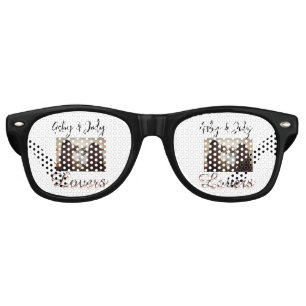 Pet friends besties add name pet photo animal love retro sunglasses