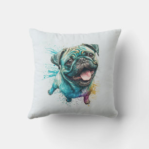 Pet Friends Dog Dad Cat Mum Gift BFF Besties Photo Cushion