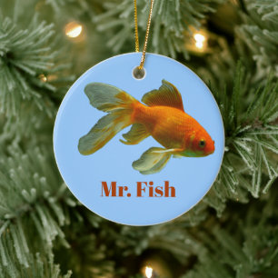 Pet Goldfish, Funny Christmas Ornament