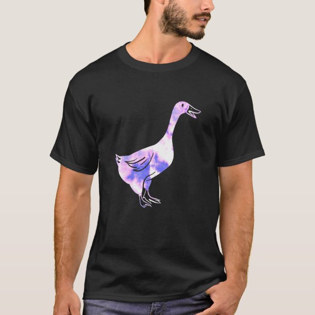 Pet Goose Of 90s Vaporwave Aesthetics Hipster Goos T-Shirt (Front)