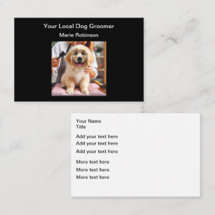 Pet Groomer Grooming Services Business Card