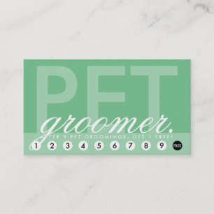 pet groomer rewards program loyalty card