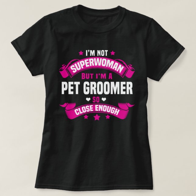Pet Groomer T-Shirt (Design Front)