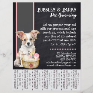 Pet Groomer Tear-Away Flyer