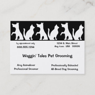 Pet Grooming Business And Appointment Card
