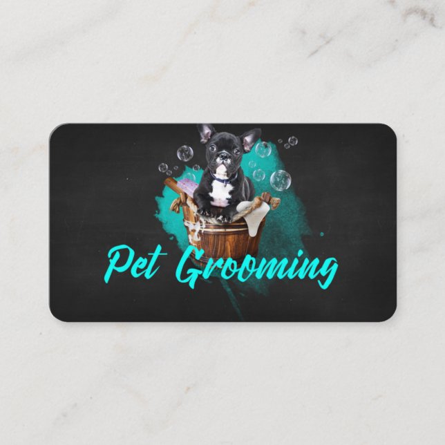Pet Grooming Business Card (Front)