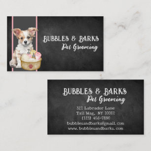 Pet Grooming Business Card